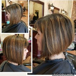 Hair by Jessica Villanueva - Inverted light stacked bob