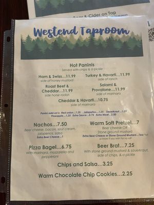 Menu photo 1 Westend Taproom Tip & Sip Forks, WA