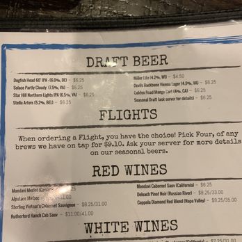 CJ Finz - Draft Beers - Seafood Near Me - Manassas, Virginia