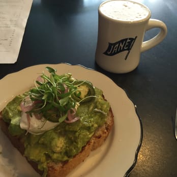 Jane On Larkin - Avocado Mash and Cappuccino - Coffee & Tea Near Me - San Francisco, California Jane On Larkin - Avocado Mash and Cappuccino - Coffee & Tea Near Me - San Francisco, California