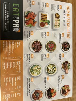 Menu photo 7 Eat More Pho Sunnyvale, CA