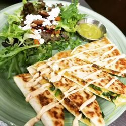Sexi-Mexi Burrito Bar - Quesadillas w/ side salad