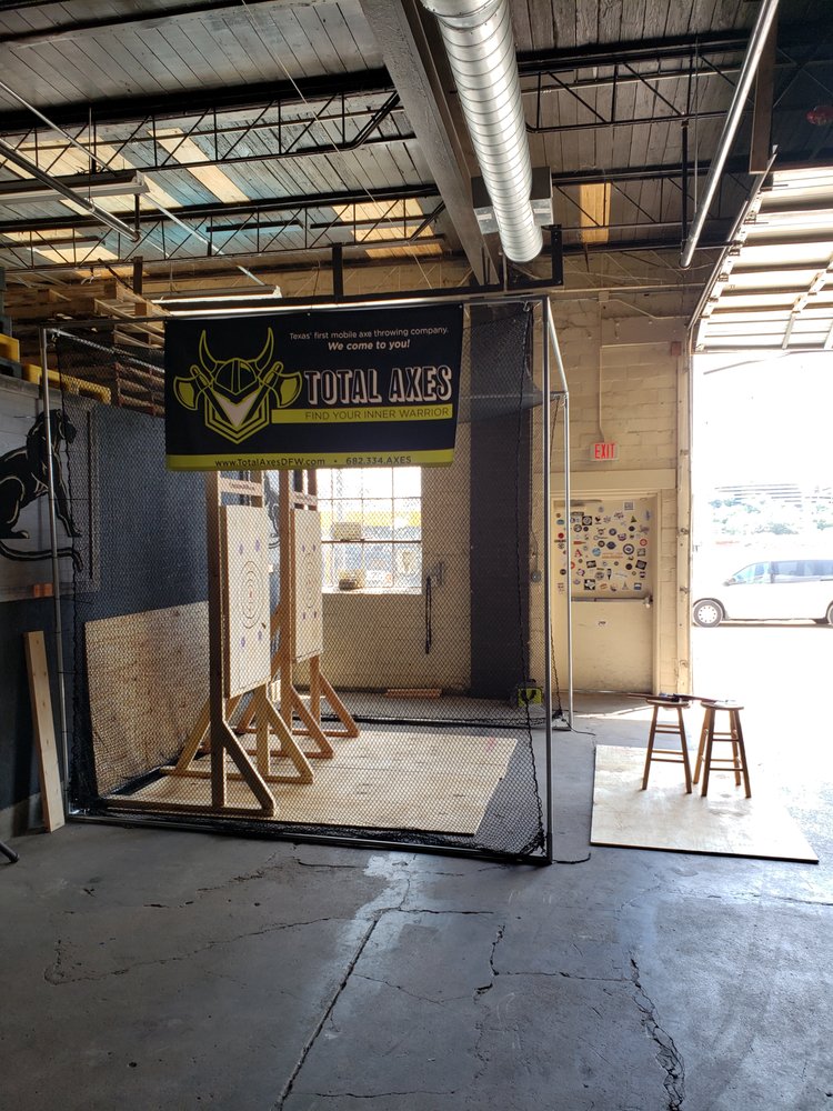 TOTAL AXES Updated June 2024 Fort Worth, Texas Axe Throwing Phone Number Yelp