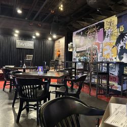 Bartonville Tavern - Mural wall and music stage