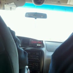 Badger Cab - Backseat view.
