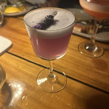Level 6 - Lavender drink - Lounges Near Me - Miami, Florida