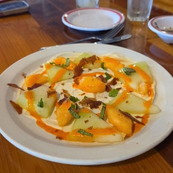 Vespa Rossa - Melon Salad Special - Italian Near Me - Dripping Springs, Texas Vespa Rossa - Melon Salad Special - Italian Near Me - Dripping Springs, Texas
