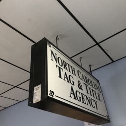 DMV Tags - Sign