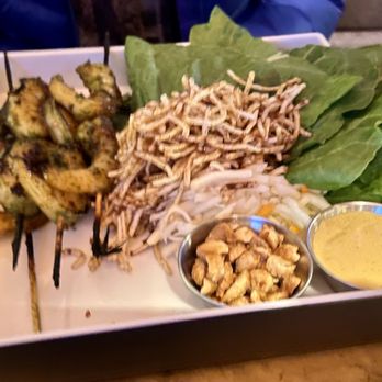 Linger - Shrimp lettuce wrap entree - Asian Fusion Near Me - Denver, Colorado