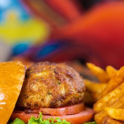 Conrad's Crabs and Seafood Market - Jumbo Lump Crab Cake Sandwich