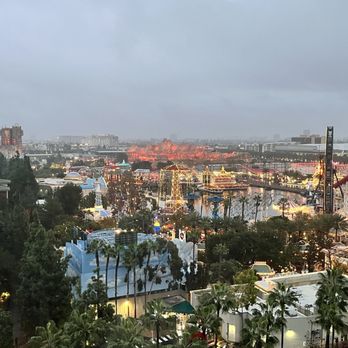 Pixar Place Hotel - View from our room on floor 14 - Hotels Near Me - Anaheim, California Pixar Place Hotel - View from our room on floor 14 - Hotels Near Me - Anaheim, California