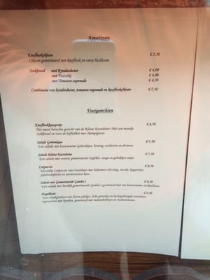 Menu photo 1 De Kleine Kasteleine Groningen, GR