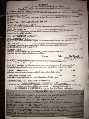 Menu photo 2 Takis Pizza House Eustis, FL