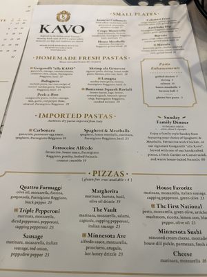 Menu photo 6 KAVO Italian Eatery Saint Peter, MN Menu photo 6 KAVO Italian Eatery Saint Peter, MN