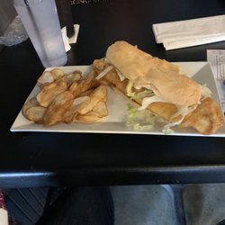 Philanthropy Grill & Ale House - The cod fillet with house chips.