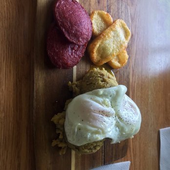 Doña Maria - Dominican Cuisine - Had the mangu with salami, fried cheese and eggs! - Dominican Near Me - Irving, Texas