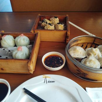 Tian Tian - Shrimp/truffle siu mai, Xiao Long Bao, crab dumplings (which had shrimp in them) - Dim Sum Near Me - Dallas, Texas