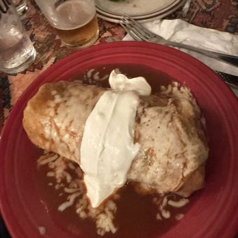 El Nido Mexican Restaurant - Burro Bronco Burrito with sour cream - Mexican Near Me - Danville, California