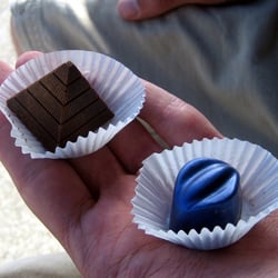 Chile Pyramid and Rosemary Truffle