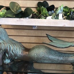 Mermaid sculpture for sale.