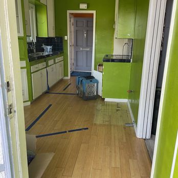 Majac Restoration - Kitchen before. - Damage Restoration Near Me - Huntington Harbour, California