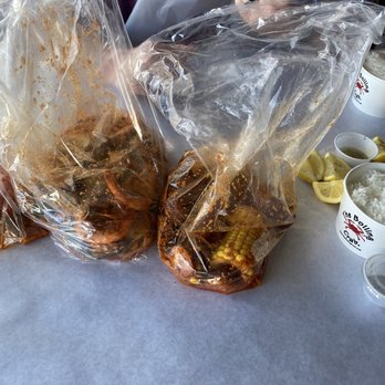 The Boiling Crab - Lobster tail combo - Seafood Near Me - Honolulu, Hawaii