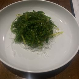 Seaweed salad. Seaweed salad.