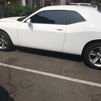 Advanced Tint - 2016 Challenger 20% on driver side and passenger side and 5 % on back windows - Windshield Installation & Repair Near Me - Renton, Washington Advanced Tint - 2016 Challenger 20% on driver side and passenger side and 5 % on back windows - Windshield Installation & Repair Near Me - Renton, Washington