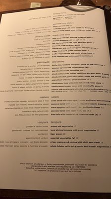 Menu photo 2 Zuma Rome, RM