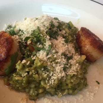 Cafe Santorini - Green curry risotto with scallops - Italian Near Me - Pasadena, California