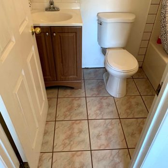 Cali Interior Builders - Master restroom old floor. - General Contractors Near Me