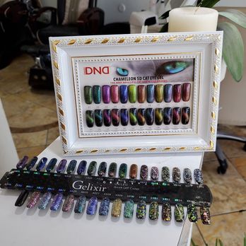 Best Nails Salon - Cat Eye & Glitter Gel options - Nail Salons Near Me - Queen Creek, Arizona