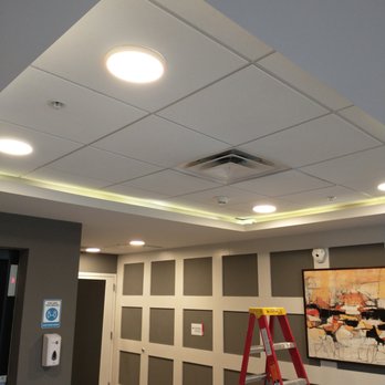 Sharpers 1st - the ceiling in the office - General Contractors Near Me