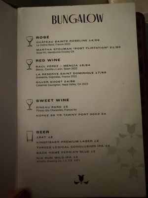 Menu photo 7 Bungalow New York, NY