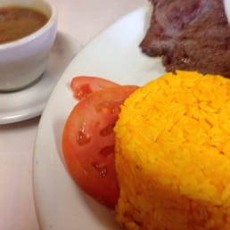 Carne Asada w/yellow rice Carne Asada w/yellow rice