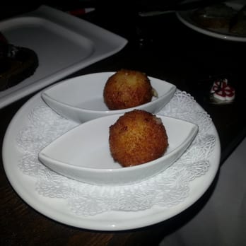 La Cuchara - Jamon Croquette (tasty deep fried balls of potatoe and cheese) yum!! - Basque Near Me - Baltimore, Maryland La Cuchara - Jamon Croquette (tasty deep fried balls of potatoe and cheese) yum!! - Basque Near Me - Baltimore, Maryland
