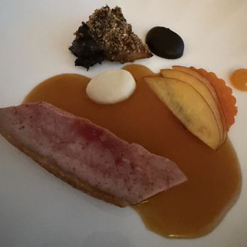 Restaurant 20 Victoria - DUCK Mole Manchamanteles, Maitake, Badger Flame Beet, Nectarine - Canadian (New) Near Me - Toronto, Ontario