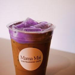 Ube coffee