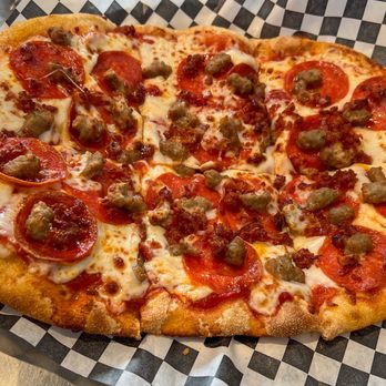 Cannery Pizza - Sausage, pepperoni, and bacon pizza - Pizza Near Me - Monterey, California Cannery Pizza - Sausage, pepperoni, and bacon pizza - Pizza Near Me - Monterey, California