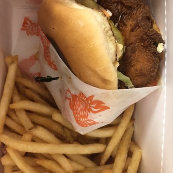 Cluck & Blaze - The Main Chick with fries - Chicken Shop Near Me - Long Beach, California