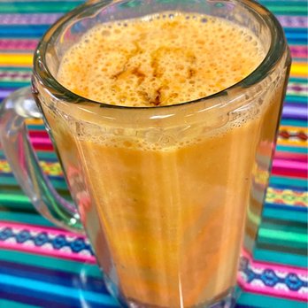 El Rey Peruvian Restaurant - #3 THE SPECIAL - a creamy carrot juice kinda thing. Frothy and delicious. - Peruvian Near Me - Lynnwood, Washington El Rey Peruvian Restaurant - #3 THE SPECIAL - a creamy carrot juice kinda thing. Frothy and delicious. - Peruvian Near Me - Lynnwood, Washington