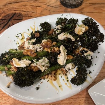 VELE - Charred broccolini - Seafood Near Me - Springfield, Illinois VELE - Charred broccolini - Seafood Near Me - Springfield, Illinois
