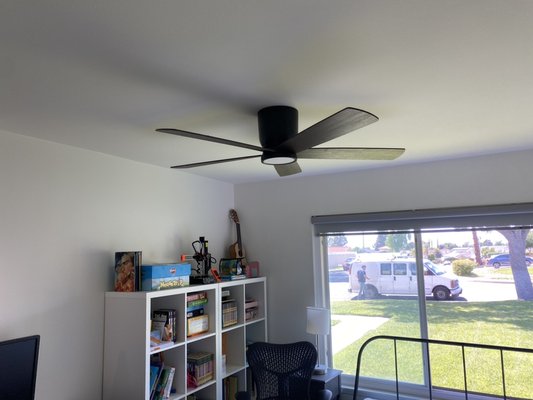 New wiring,Selling fan installation - We brought new electricity to the ceiling, a selling fan was installed in three rooms. New wiring,Selling fan installation - We brought new electricity to the ceiling, a selling fan was installed in three rooms.