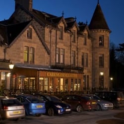 Cairngorm Hotel - Cairngorm Hotel in the evening. Right opposite the railway station.