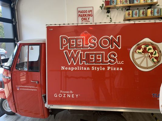 Peels On Wheels Pizza Garage by null