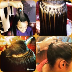 Luxury Hair Group - Tahitian Fusion Asian Lace hybrid. No beads, no glue, no braids. Last upto 4mos