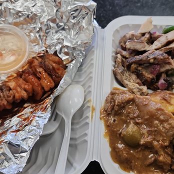 Edge BBQ & Grill - 2 entries combo plus pork intestine skewer - Filipino Near Me - Scarborough, Ontario