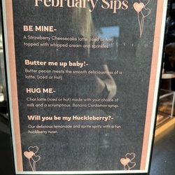 February drink specials