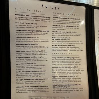 Au Lac - Vietnamese Near Me - Fountain Valley, California