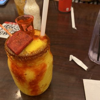 No manches que rico - Mangonada with tequila - Tacos Near Me - Miami, Florida